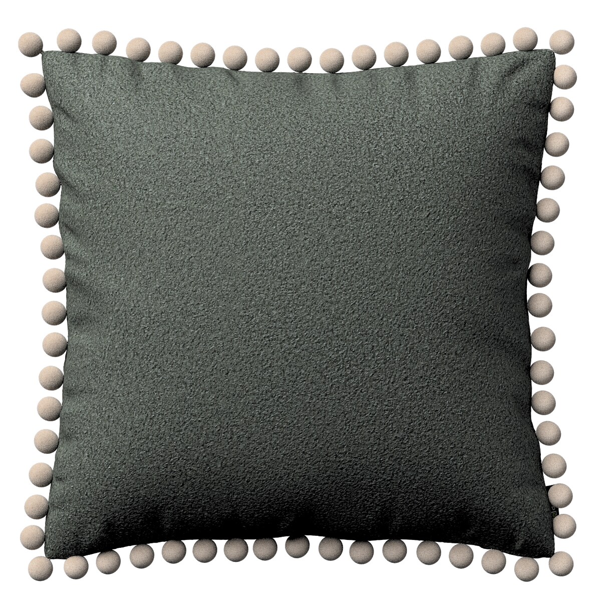 Poszewka Wera na poduszkę 45x45 ciemno szara bukla