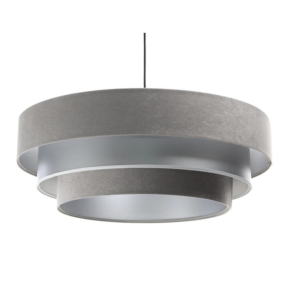 Lampa wisząca TRIO MIX szara/srebrna