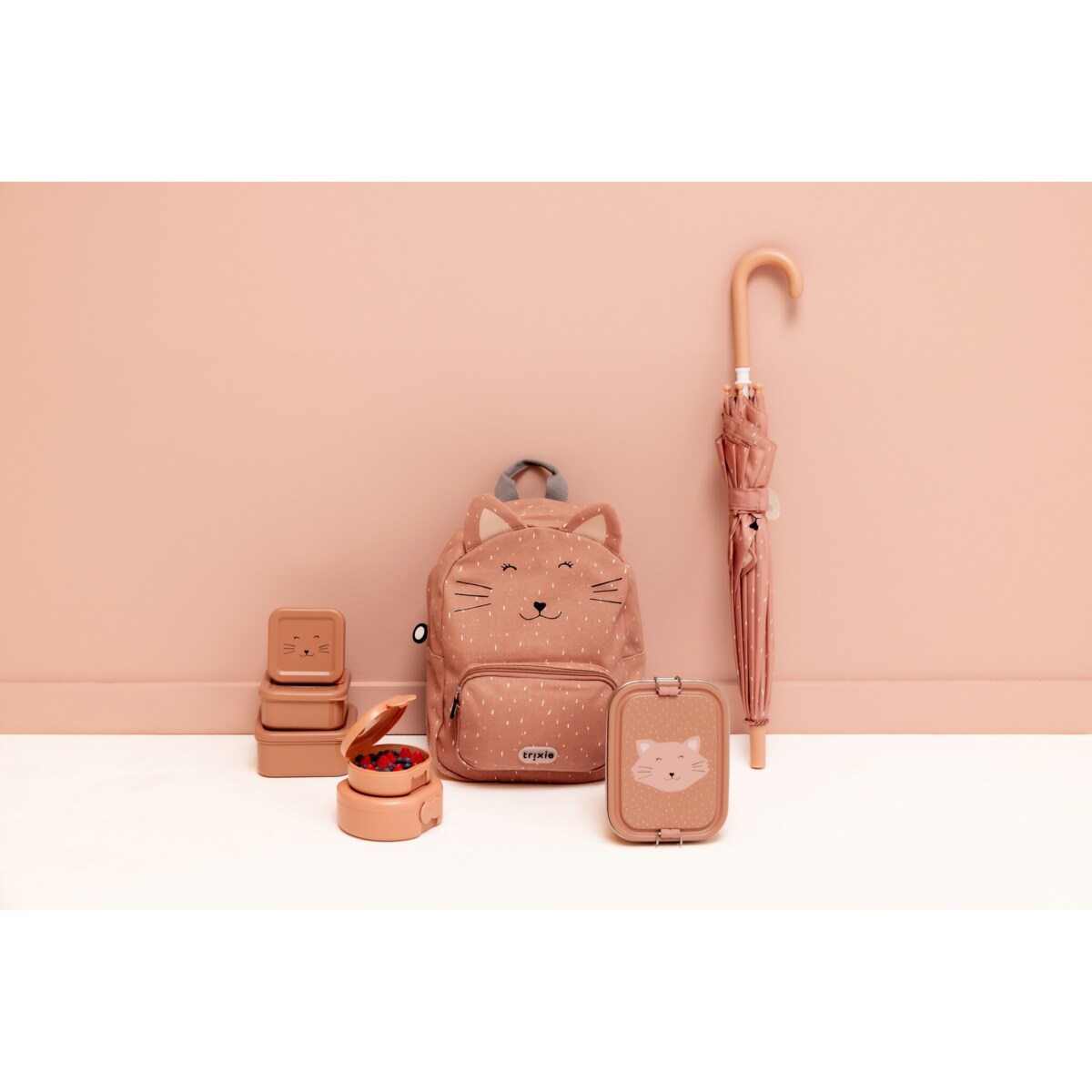 Mały stalowy lunch box - Kot Trixie Baby