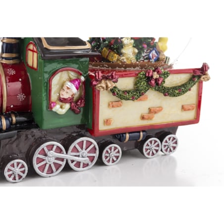 Kula śnieżna świąteczna 17x22,5x12 cm POCIĄG