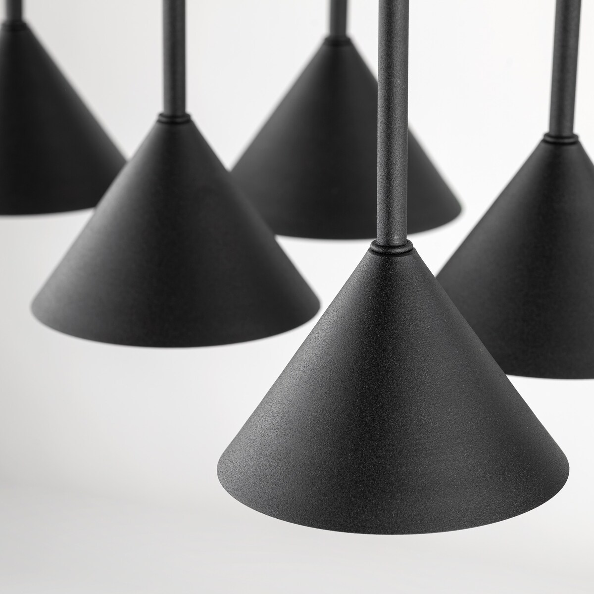 Lampa wisząca CONO BLACK MINI 10306 TK Lighting czarna 6xGU10 nowoczesna loft regulowana wysokość