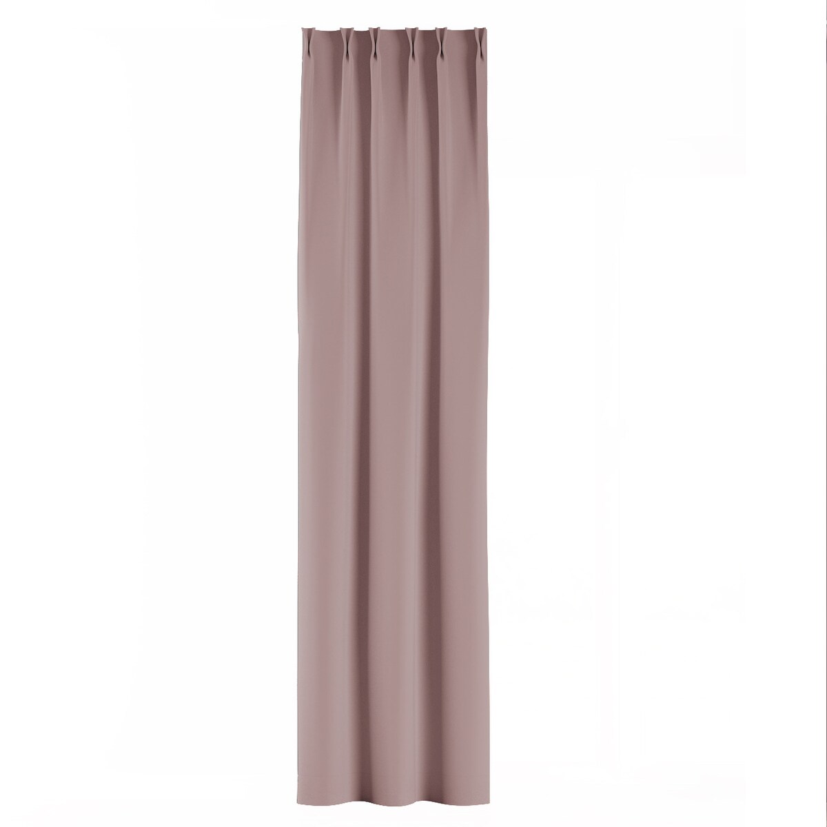 Zasłona na haczykach flex podwójnych 130x245 pudrowy róż