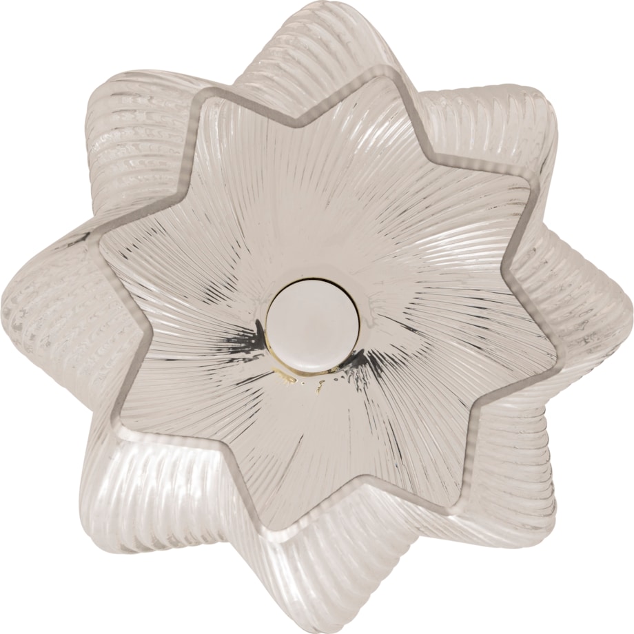 Lampa wisząca szklany klosz PHYLAS kwiat, Ø 27,5 cm