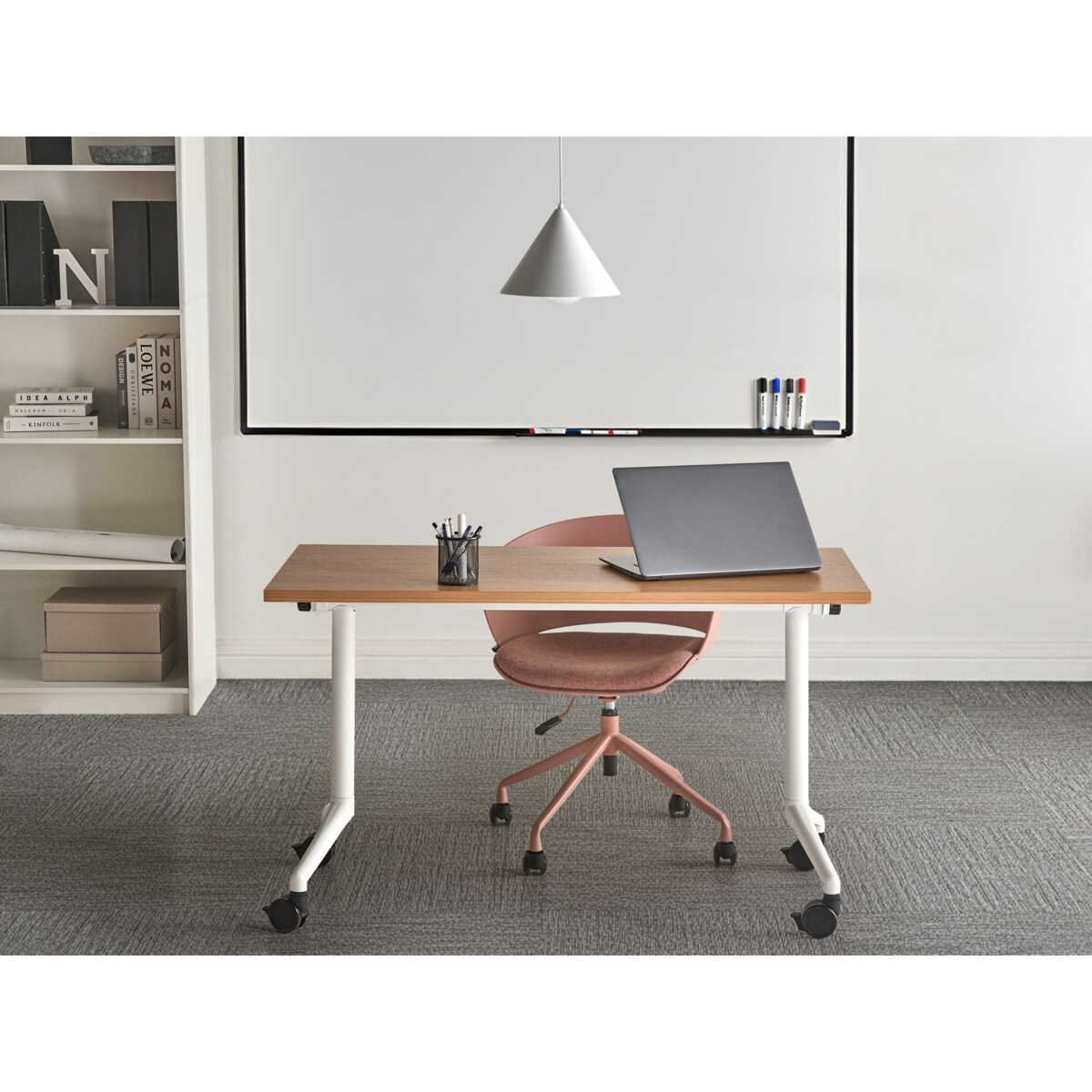 Składane biurko CAVI Brązowy 120 cm 60 cm