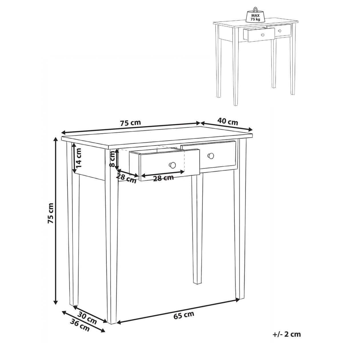 Konsola YIRRA Biały
