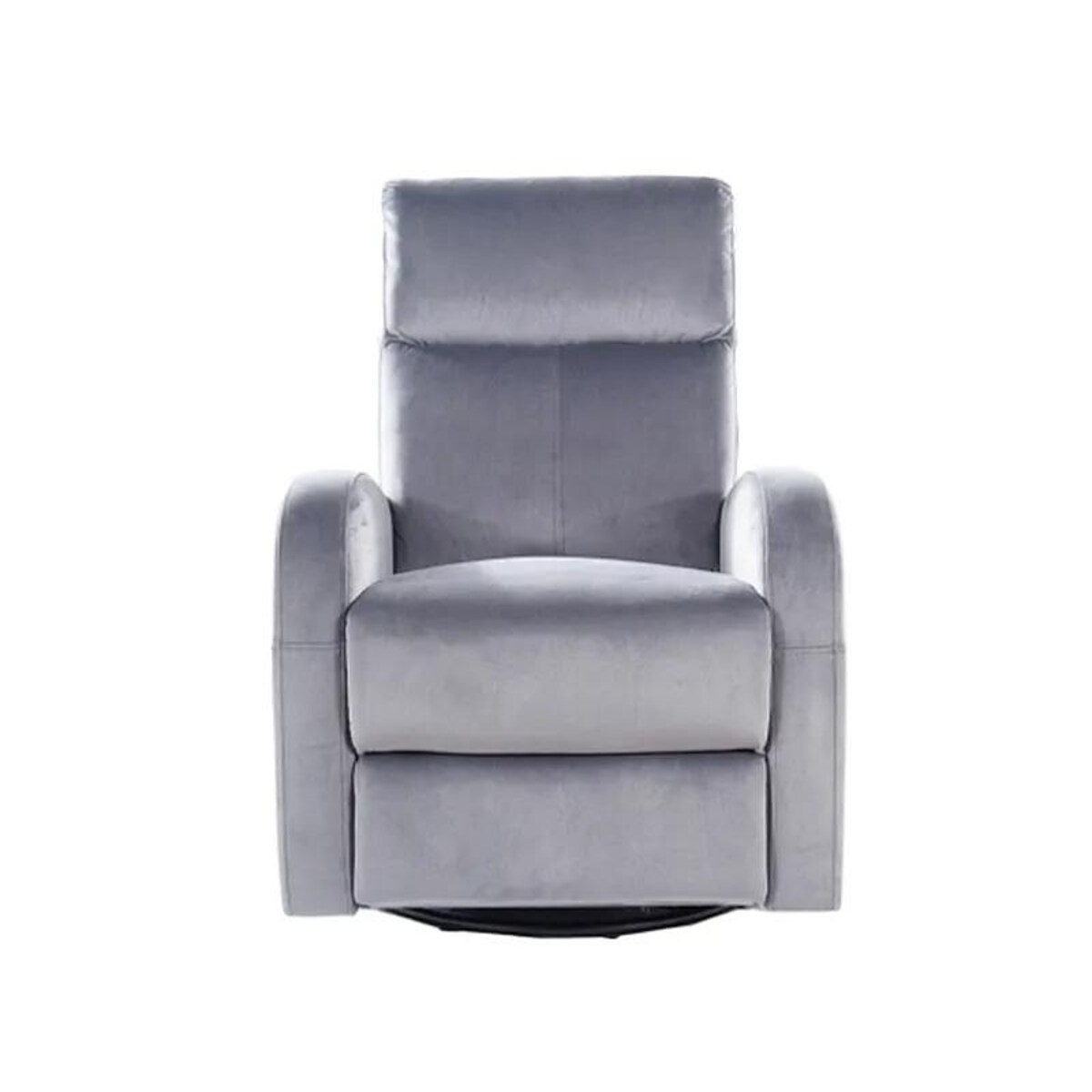 Fotel rozkładany OLIMP VELVET szary obrotowy