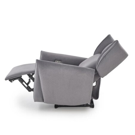Fotel rozkładany GELATO szary elektryczny