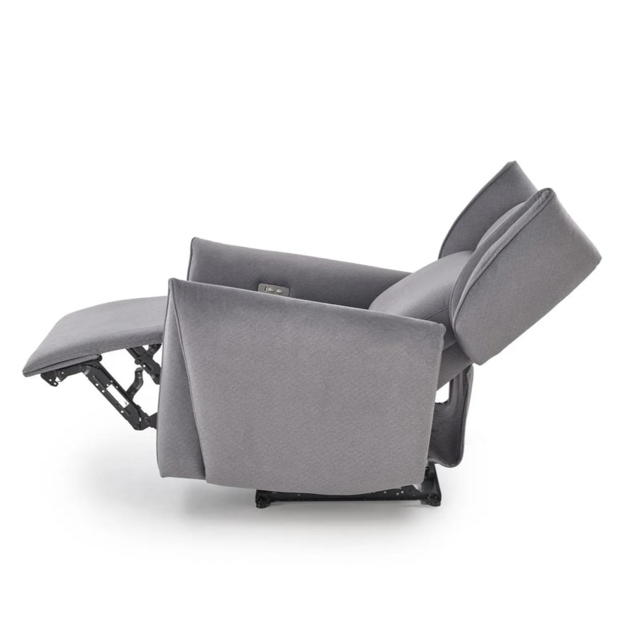 Fotel rozkładany GELATO szary elektryczny
