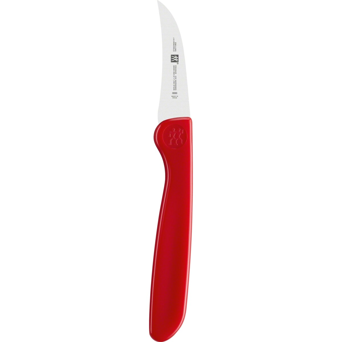 Nóż do obierania warzyw Zwilling Twin Grip - Czerwony, 5 cm