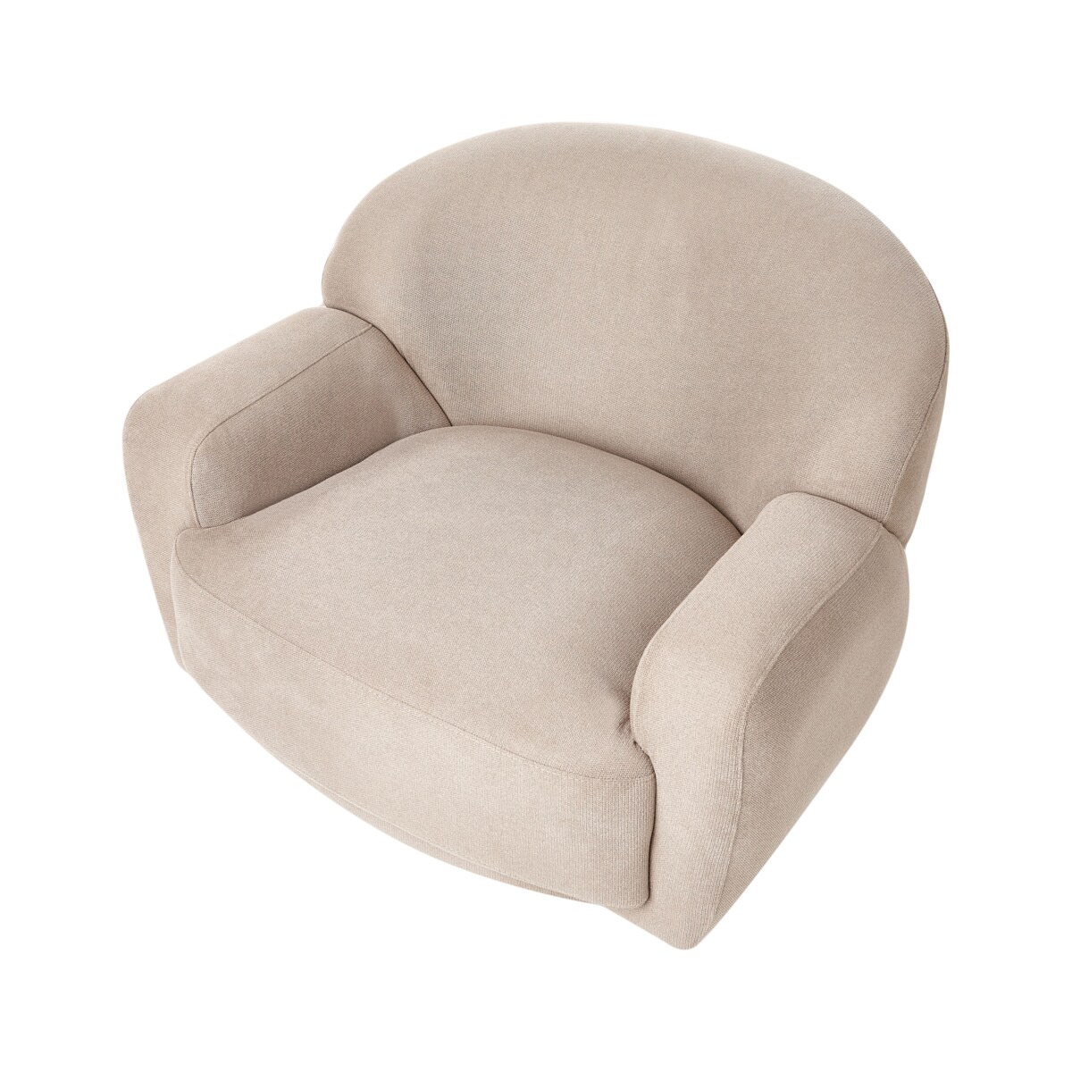 Fotel LEJRE Beżowoszary