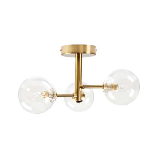 Lampa sufitowa MARICAO Szkło Mosiężny