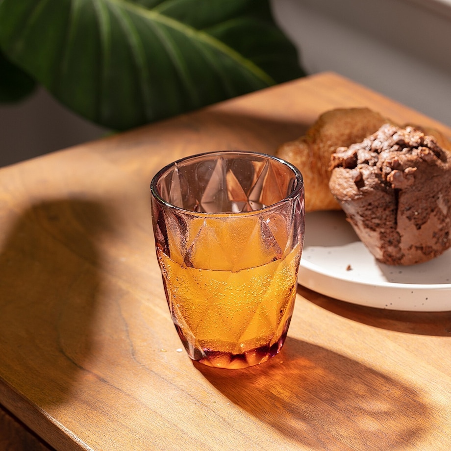 Szklanka Basic Pink, ⌀8 x 10 cm