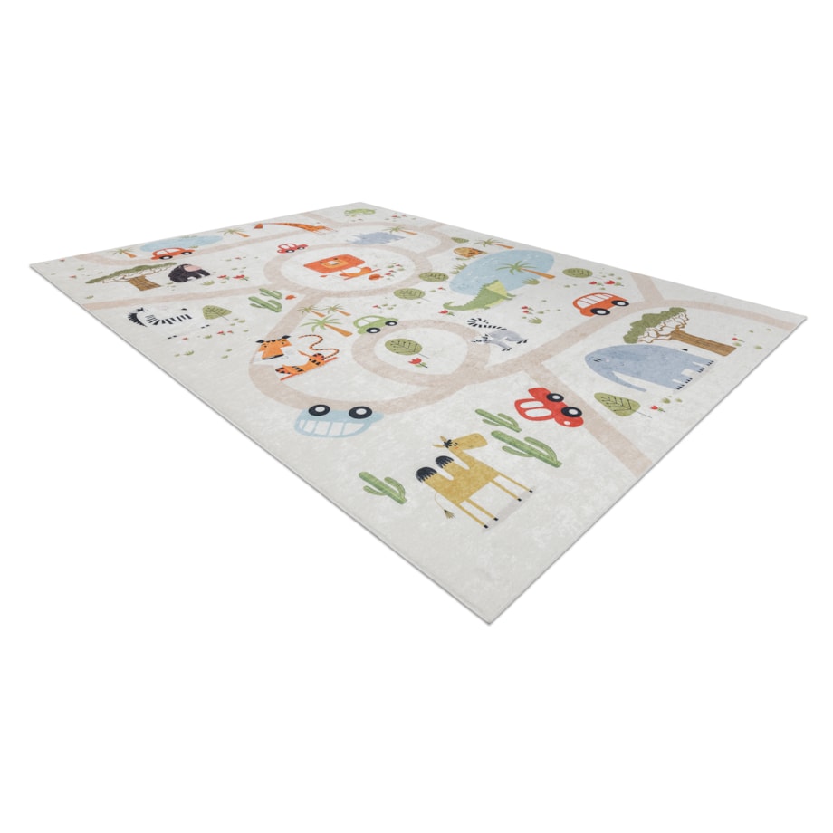Dywan do prania BAMBINO 1165 Zoo, dla dzieci, 120x170 cm