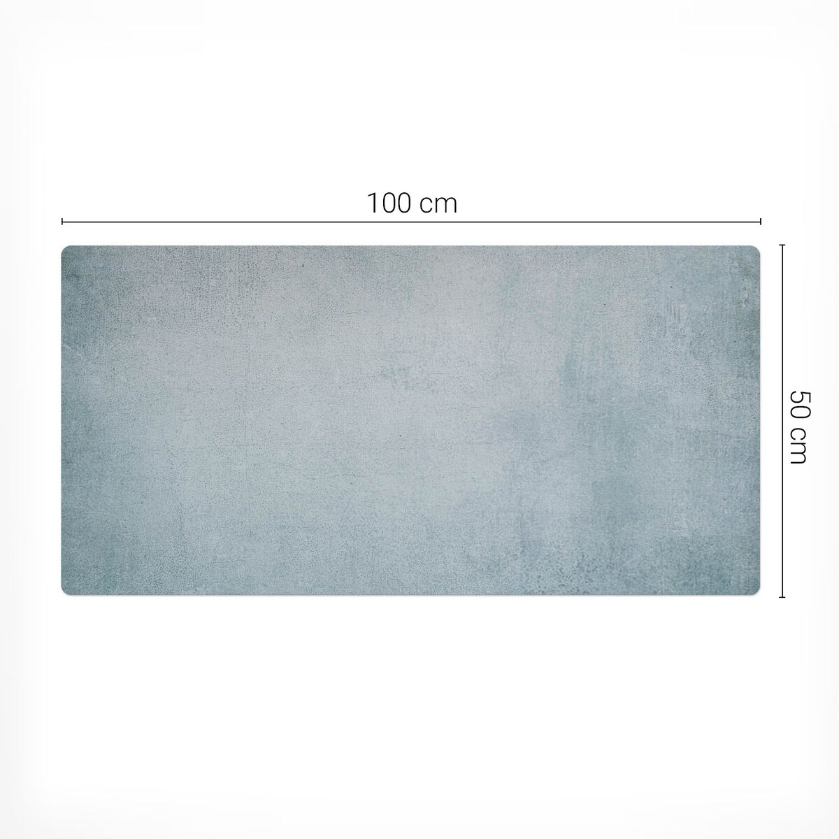 Turkusowa mata na biurko Subtelna tekstura tła, 100x50 cm