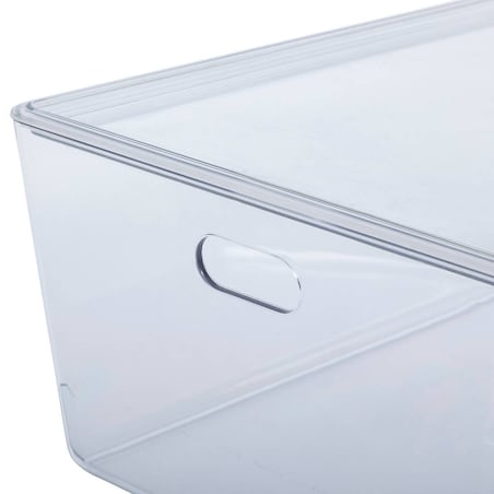 Pudełka z pokrywką SELENA, przezroczyste do szafy, 11 l