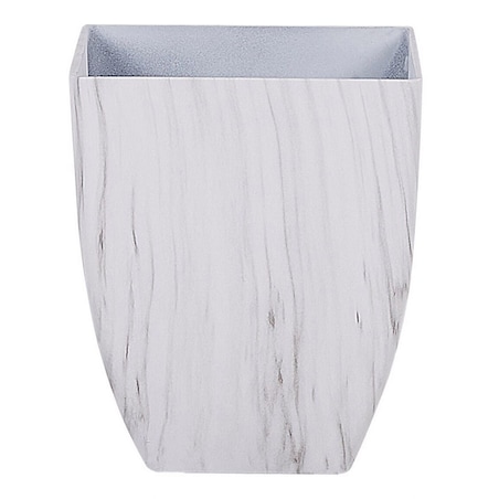 Donica MIRO 28 cm Biały marmur