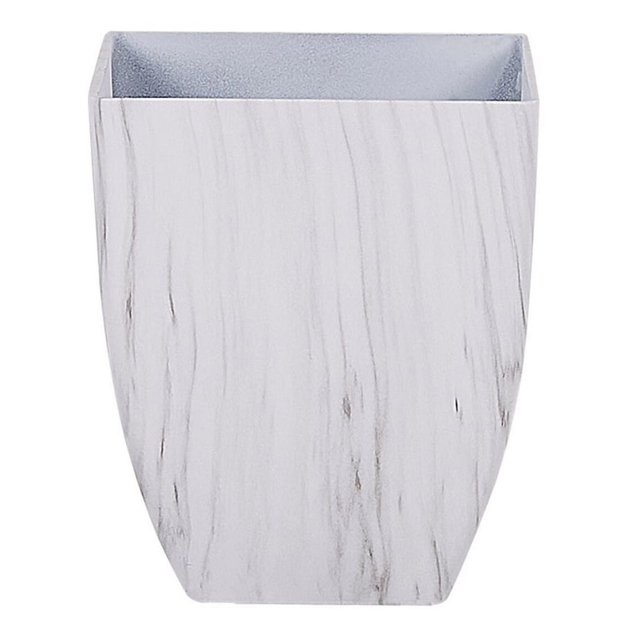 Donica MIRO 28 cm Biały marmur