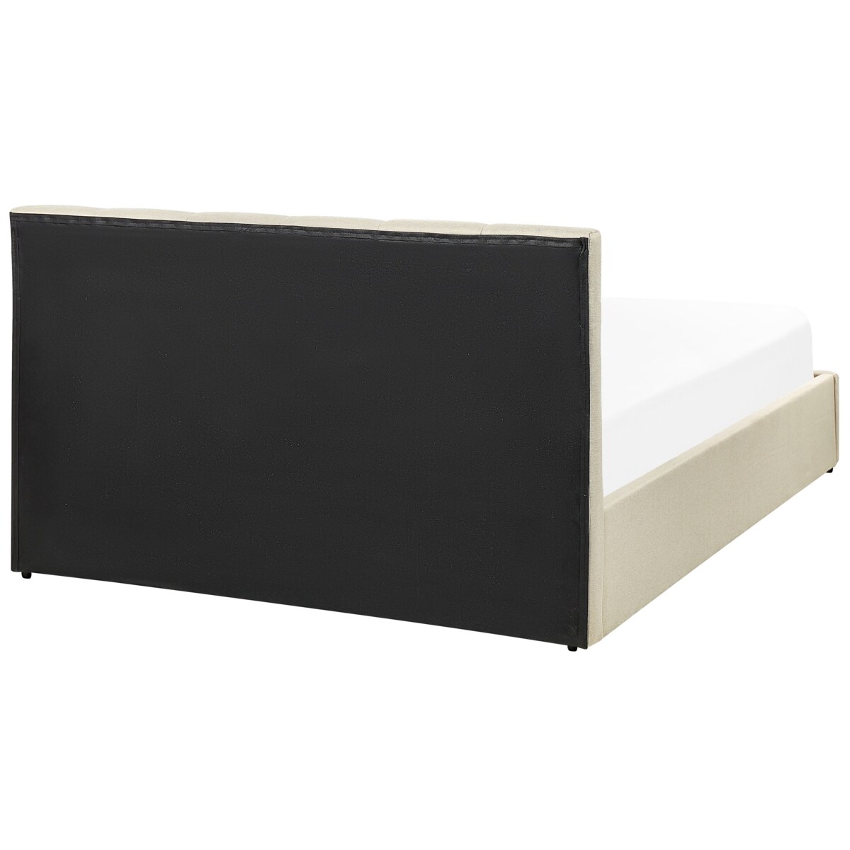 Łóżko z pojemnikiem DREUX 140 x 200 cm Beżowy