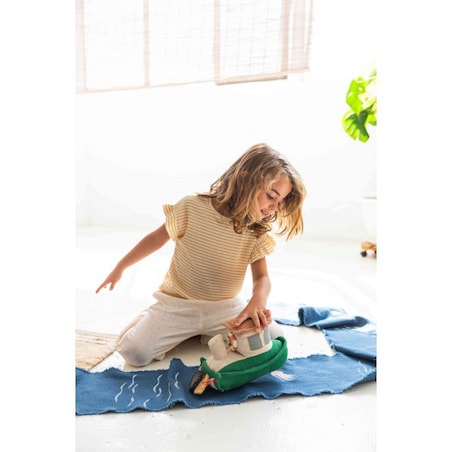 Zabawka bawełniana RIDE & ROLL statek Lorena Canals