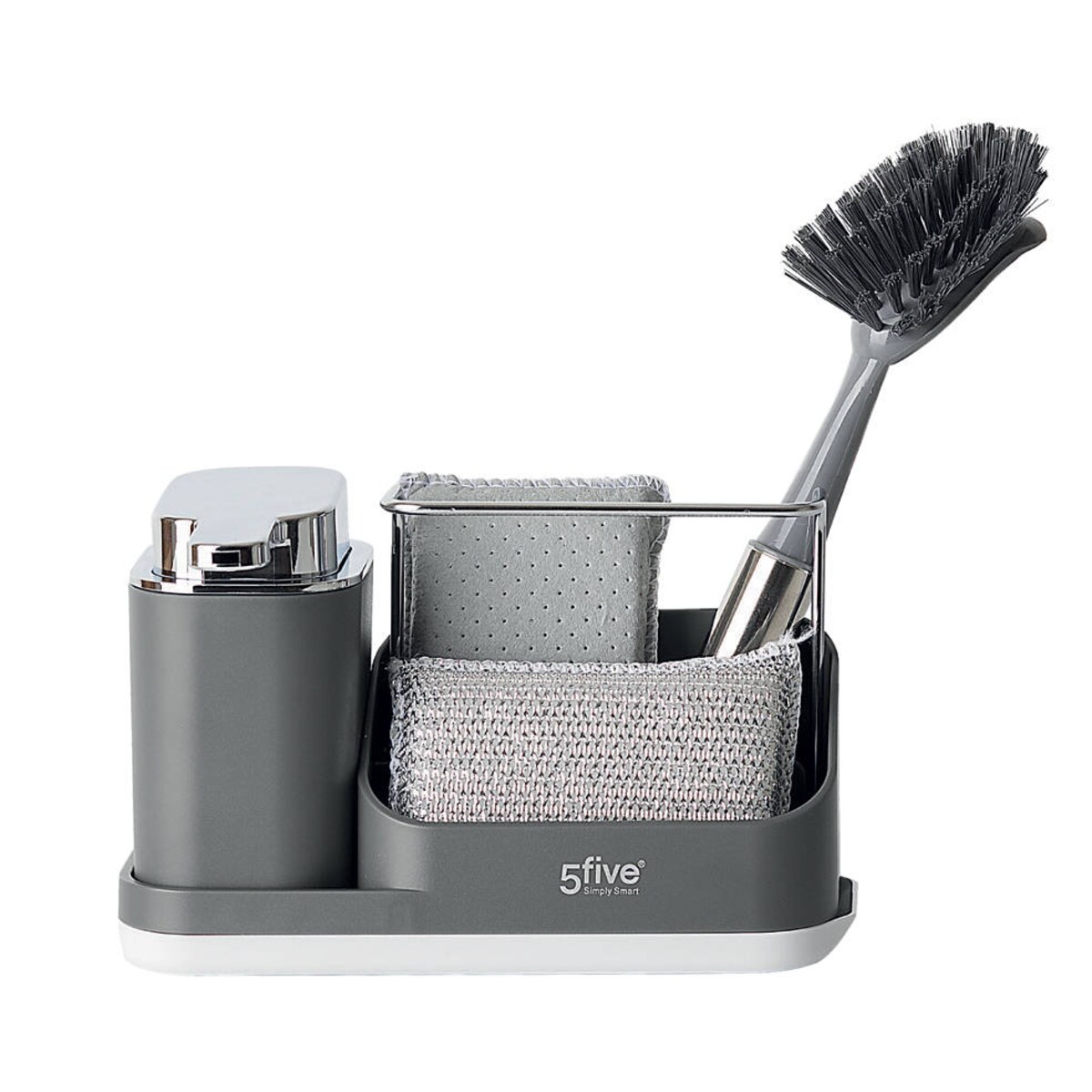 Dozownik na płyn do naczyń z organizerem