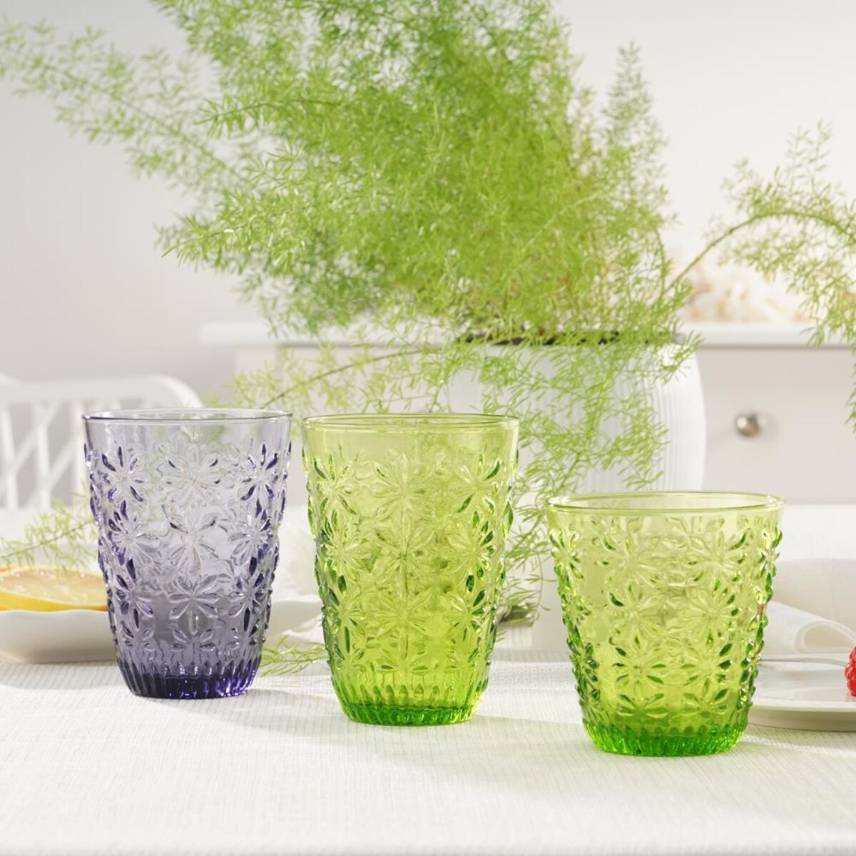 VILLA ITALIA Szklanka zielona 260 ml SENSO