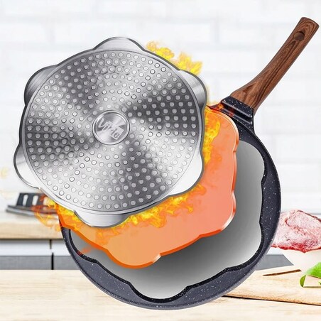 Patelnia Granitowa do Jajek Naleśników Placków Omletów Panceke Buźki Placki