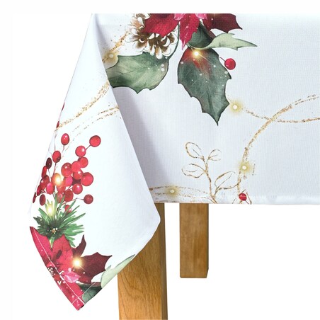 Obrus Zimowa Elegancja - 120x120 cm - wielokolorowy