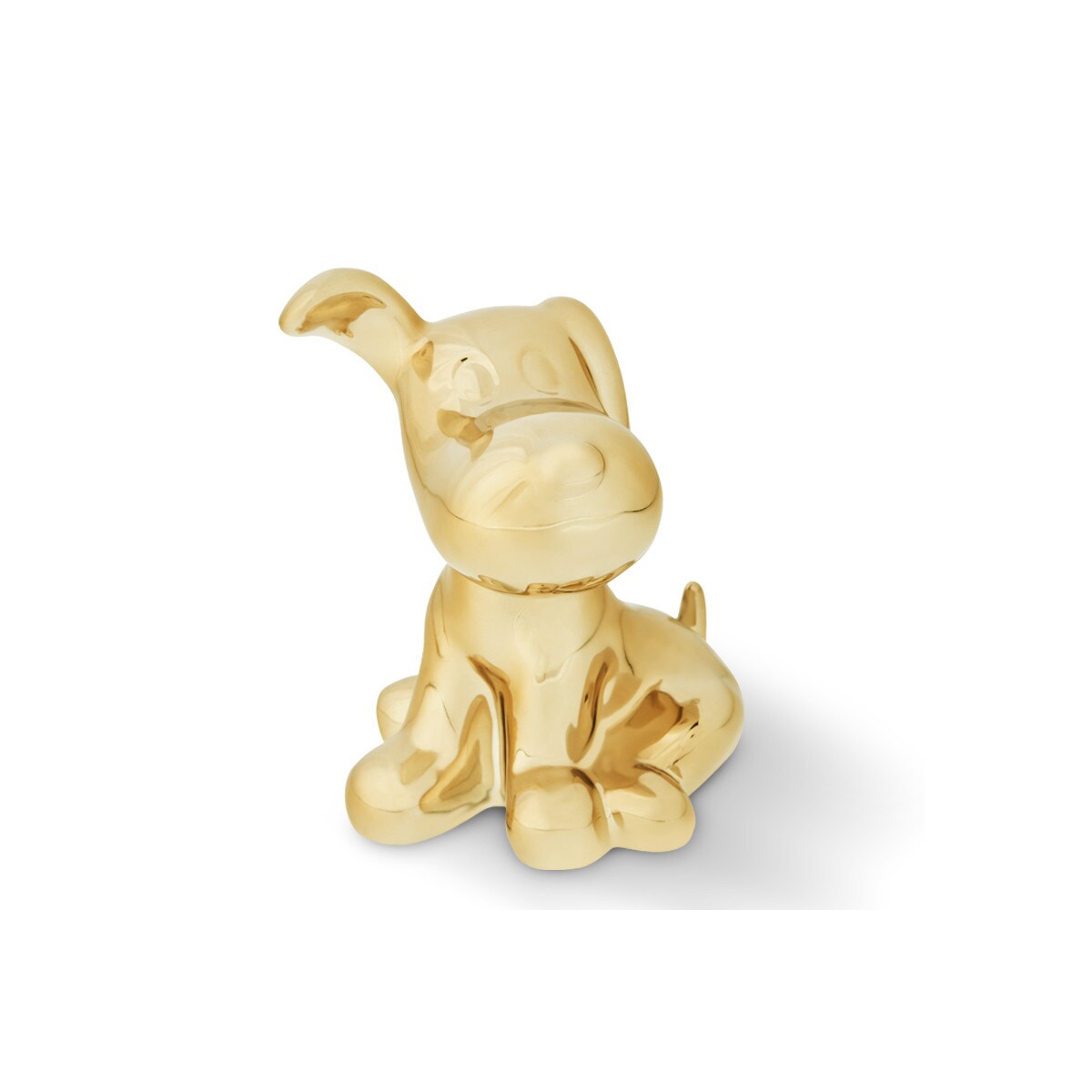 Konsimo VELPO Figurka Pies, złoty