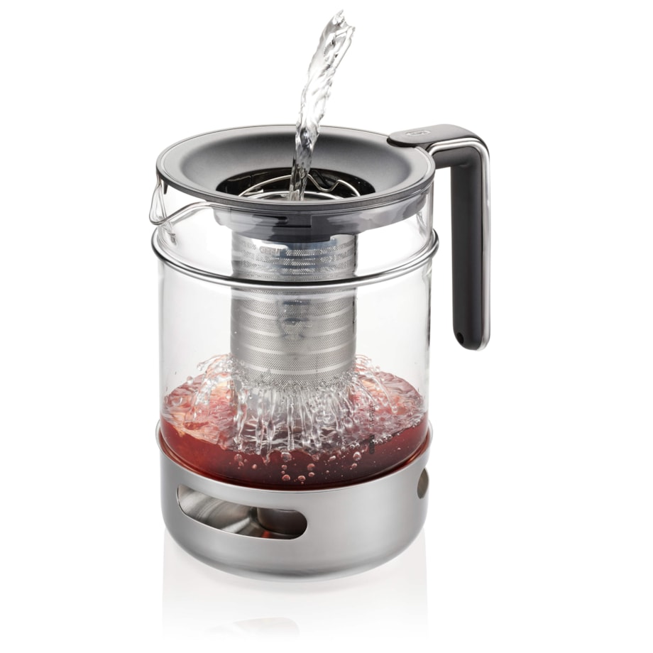 GEFU T-PREP Czajnik do herbaty z podgrzewaczem 1.5 ltr