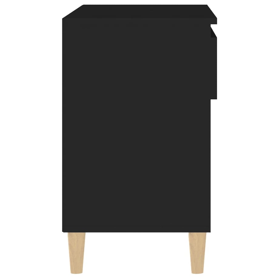 vidaXL Szafka na buty, czarna, 70x36x60 cm, materiał drewnopochodny