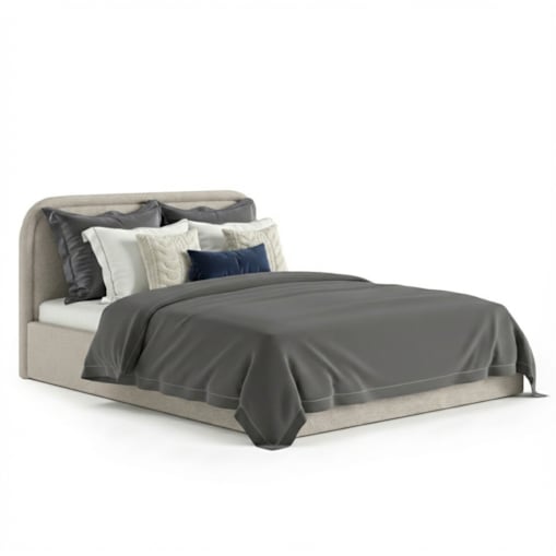 Łóżko Tapicerowane Majesty 140X200 Stelaż Pojemnik Na Pościel Wind 05