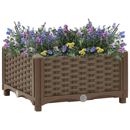 vidaXL Donica do podniesionej rabaty, 40x40x23 cm, polipropylen