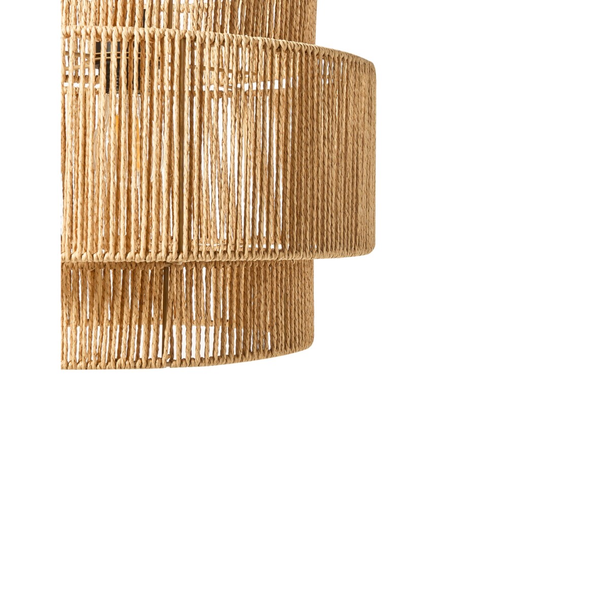 Lampa wisząca WOKIRO Papierowa plecionka Naturalny