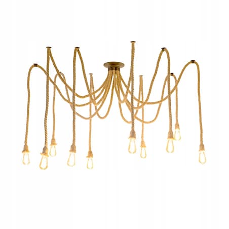 Lampa Sufitowa Wisząca Żyrandol Pająk App682-10Cp