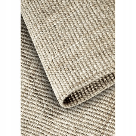 Dywan jutowy do salonu 120x170cm, naturalny kremowy dywan z juty