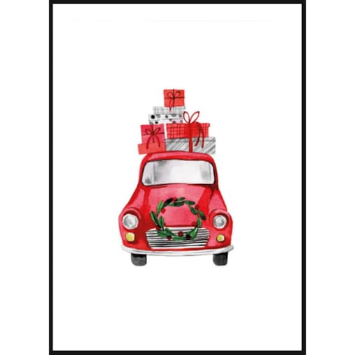 Poster Story, Plakat, Obraz - Czerwony Kwiat, wymiary 42 x 60 cm