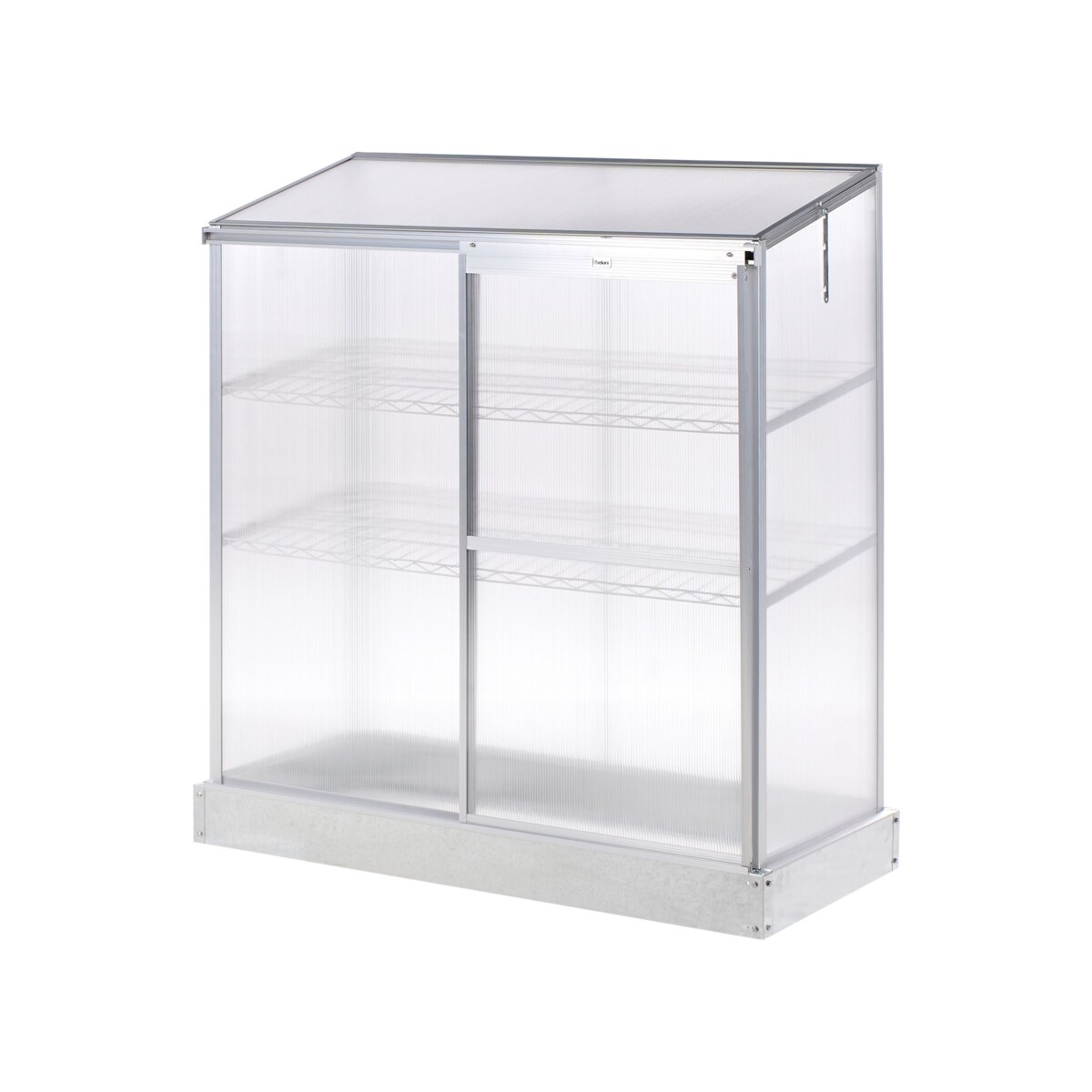 Szklarnia balkonowa LECCE Srebrny 59 cm