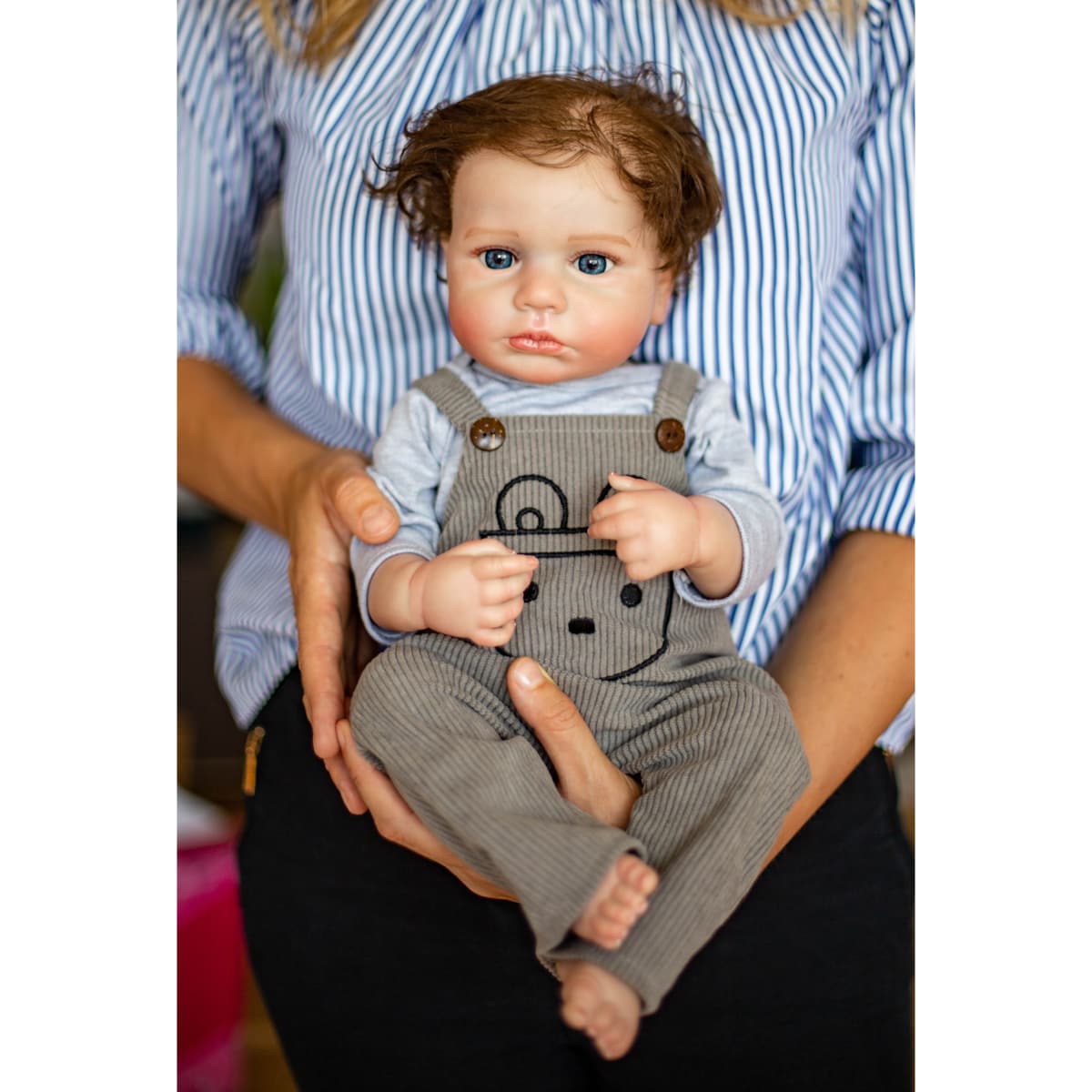 Lalka BOBAS Lalki reborn jak prawdziwe dziecko LALA Chłopak winylowa DOLL