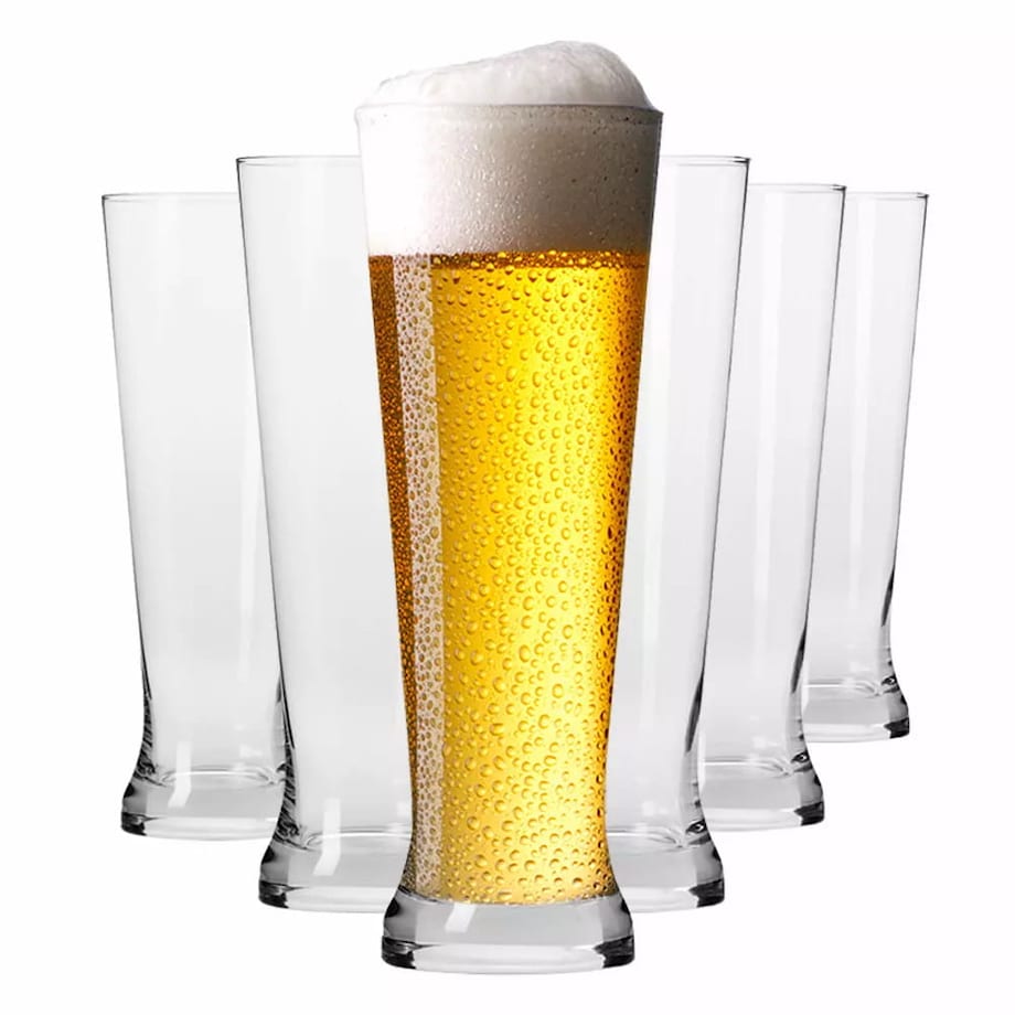 Szklanki Kufle do Piwa Pilsner Pszneicznego mixology Krosno 6 x 500 ml Zestaw