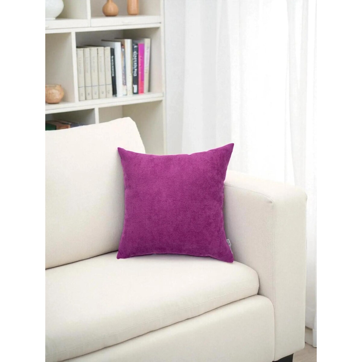 Fioletowa poduszka dekoracyjna 45x45 cm Solla