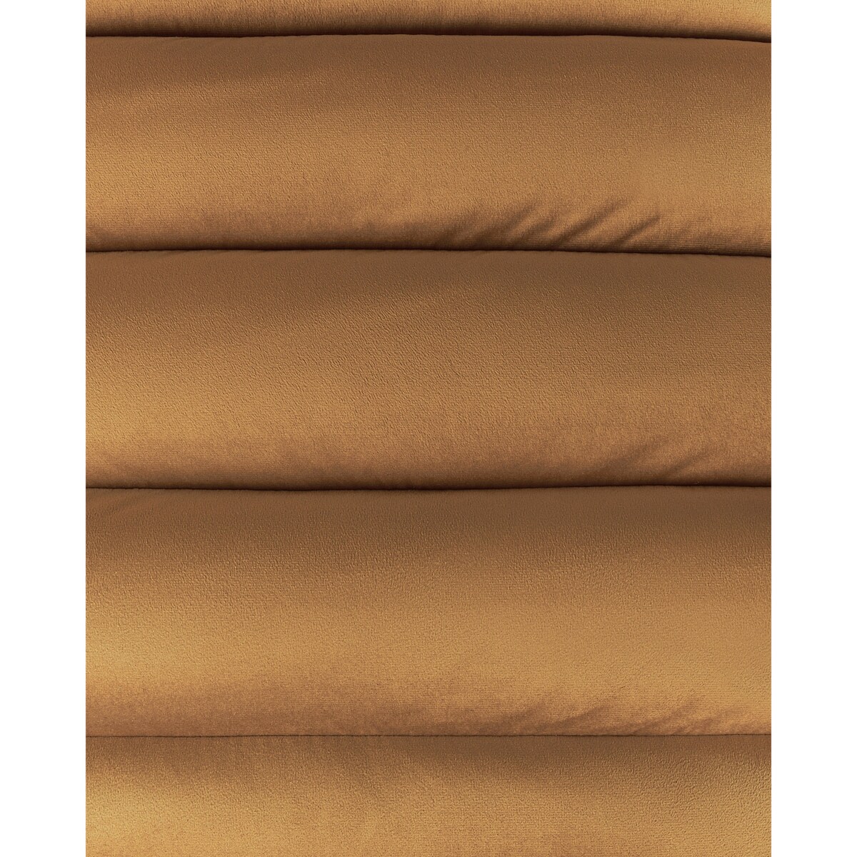 Welur Fotel Brązowy KISA