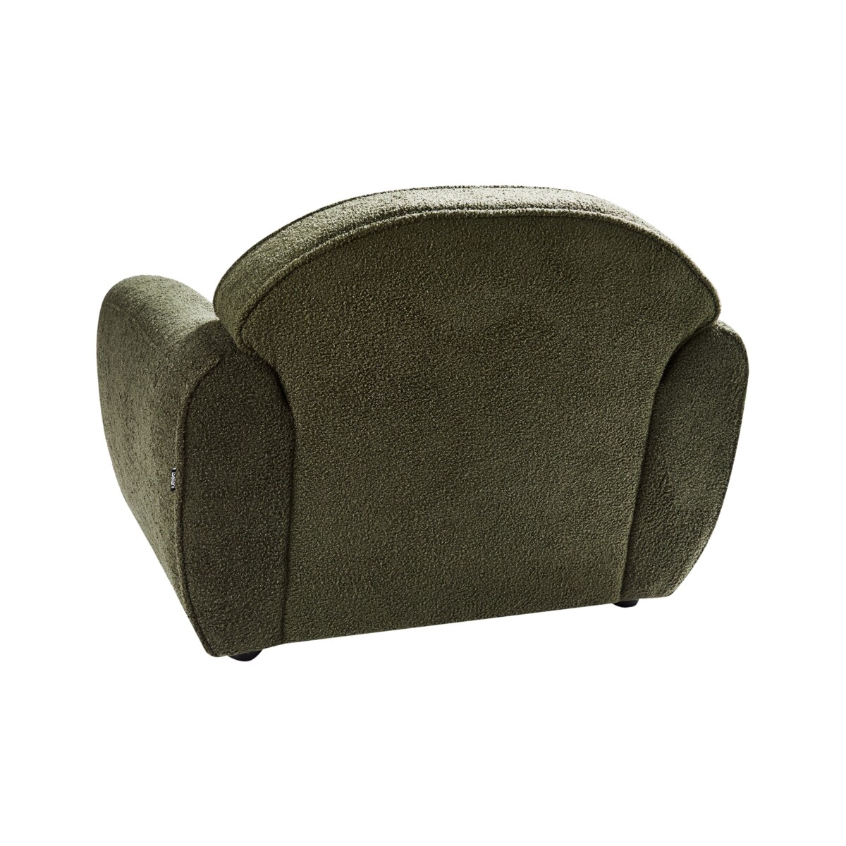 Fotel ELLEDE Boucle Ciemnozielony