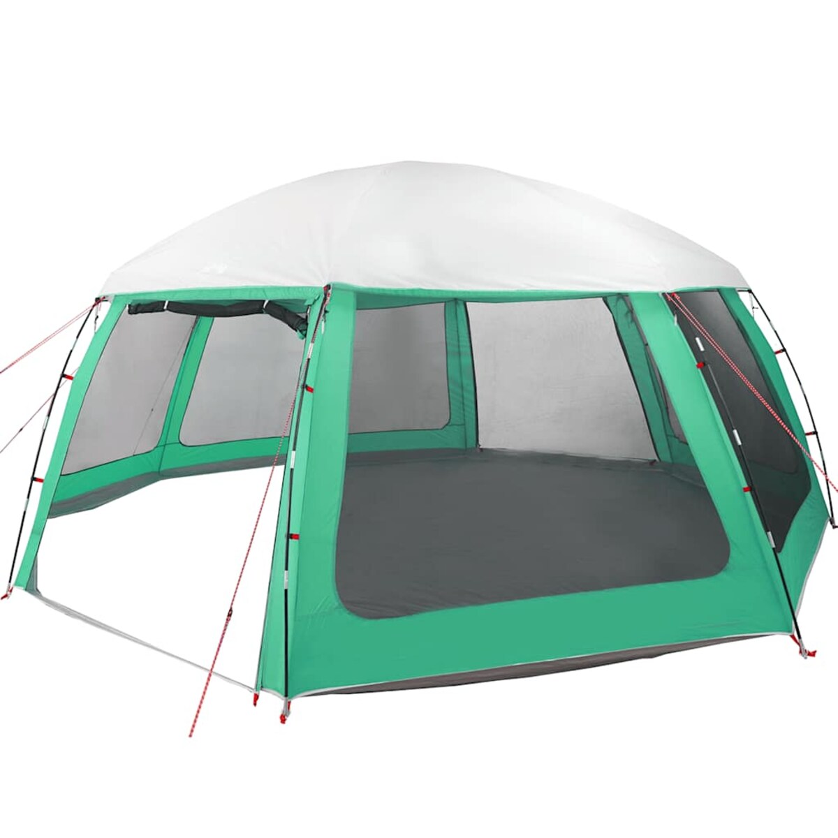 vidaXL Namiot basenowy z odpinanym tropikiem i ścianami z siatki