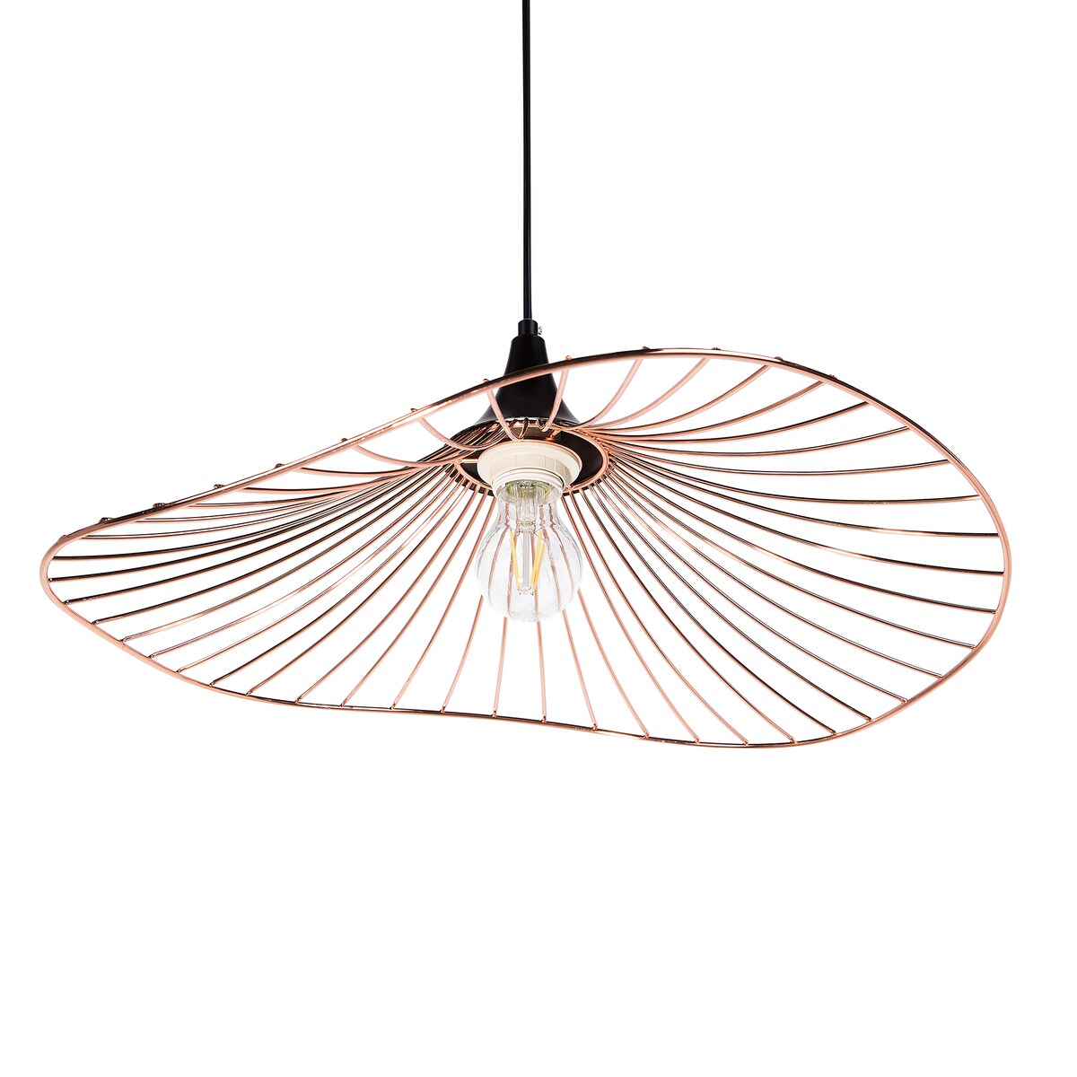 Lampa wisząca MAZARO Metal Miedziany