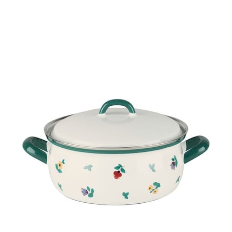 Riess garnek niski 1,5l 18cm Gmundner Streublumen R0170049