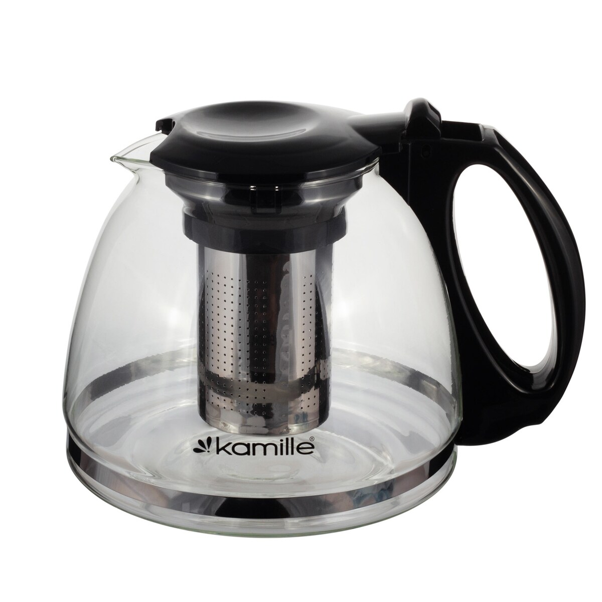 Zaparzacz dzbanek szklany do herbaty ziół kawy duży 1100ml KAMILLE