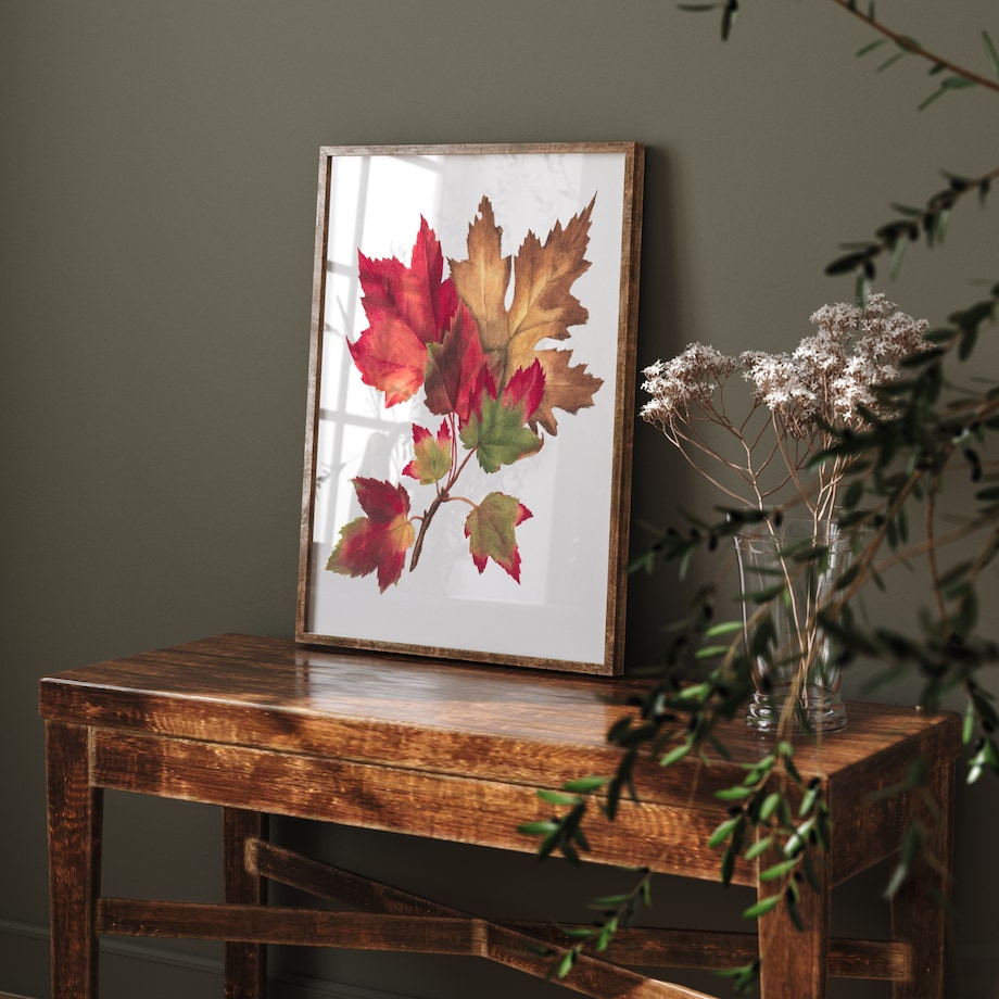 Plakat Jesienne liście #2 21x30cm