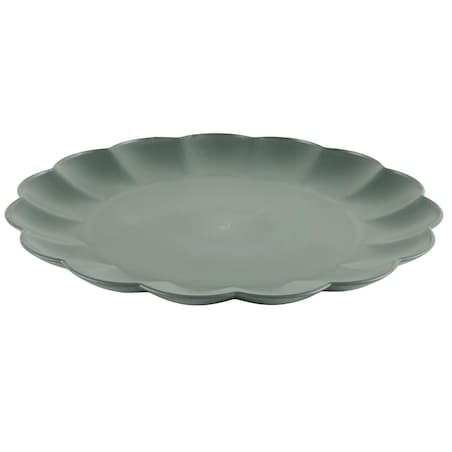 TALERZ OBIADOWY Iris 25,5 cm szary ciemny Z TWORZYWA PP