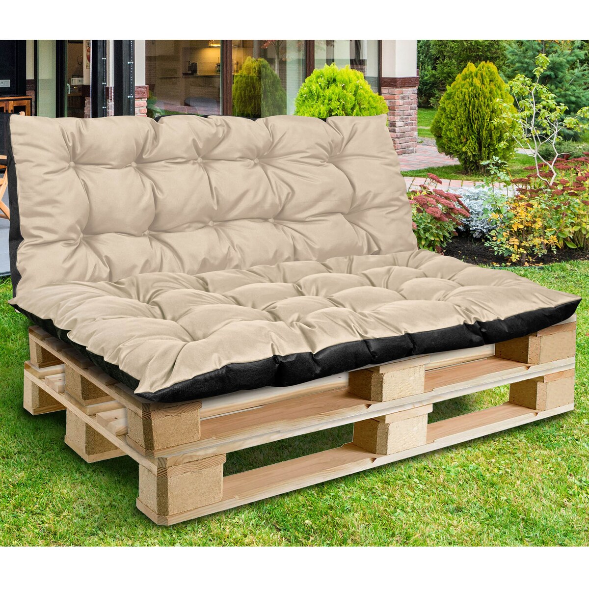 Poduszki Ogrodowe Na Palety Zestaw Poduszka Na Meble Góra I Dół Wodoodporne