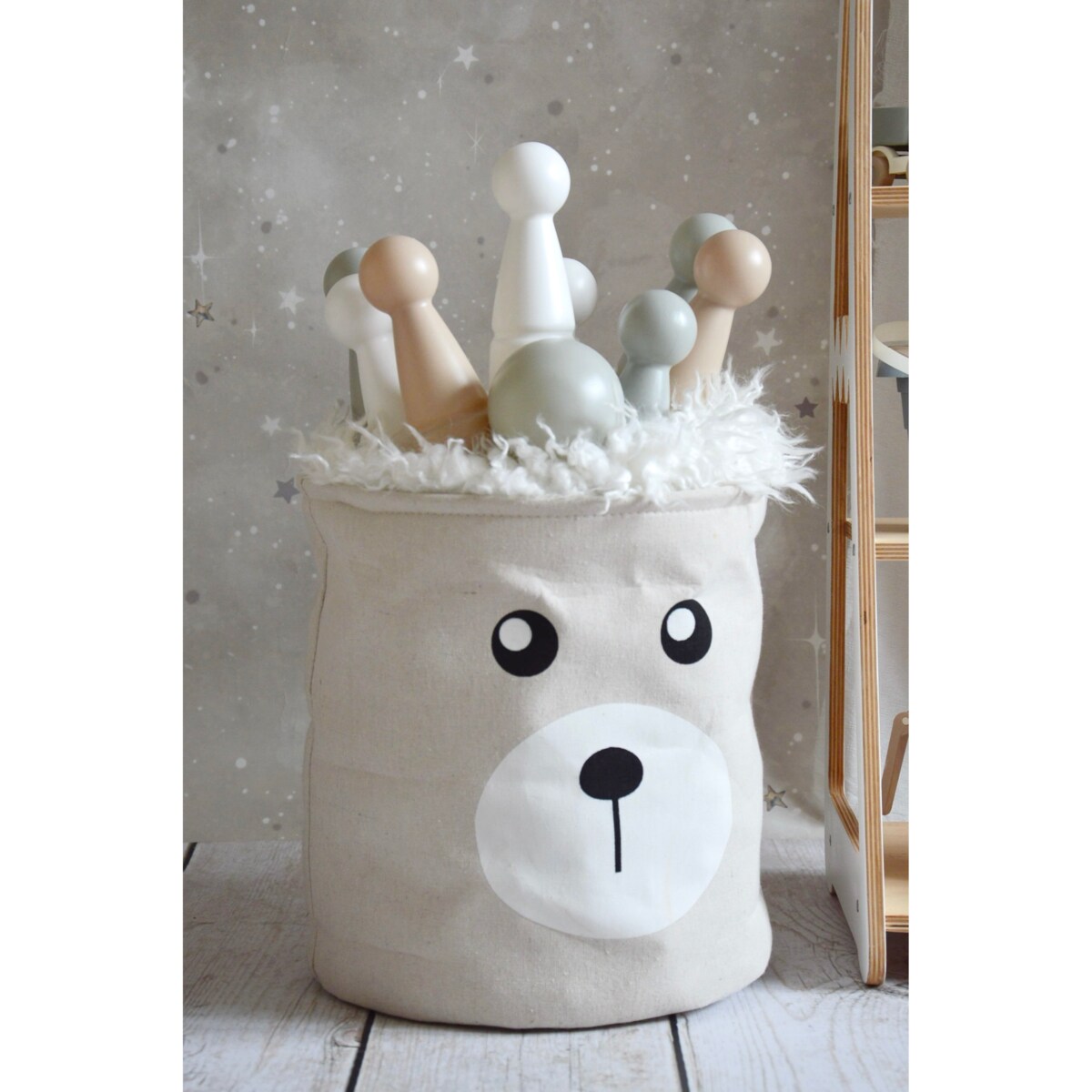 Biszkoptowa Chmurka Zestaw do gry w kręgle 11 el.